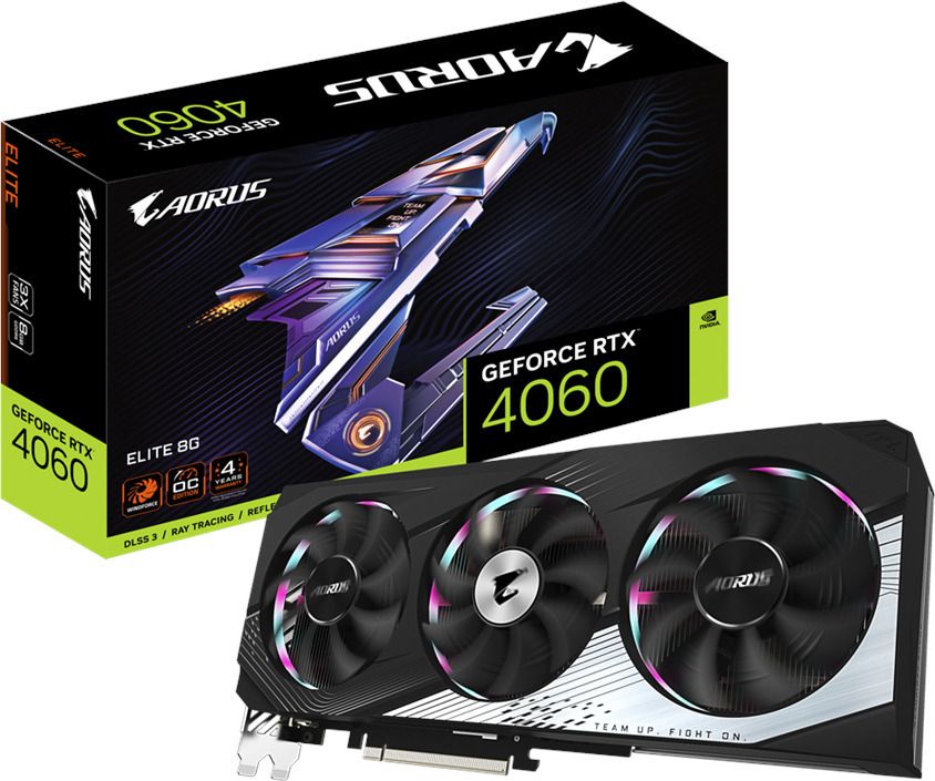 Gigabyte GeForce RTX 4060 AORUS ELITE 8G